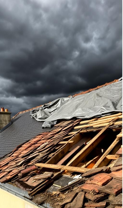 Remplacement Velux ancien — avant intervention