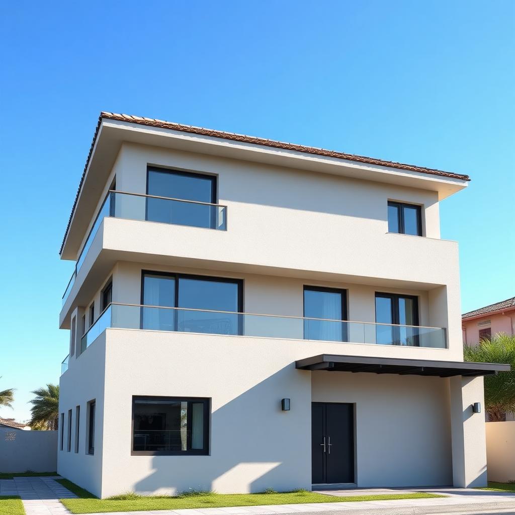 Ardoise villa contemporaine — état avant intervention