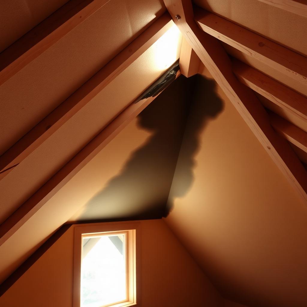 Infiltration Velux — état avant intervention